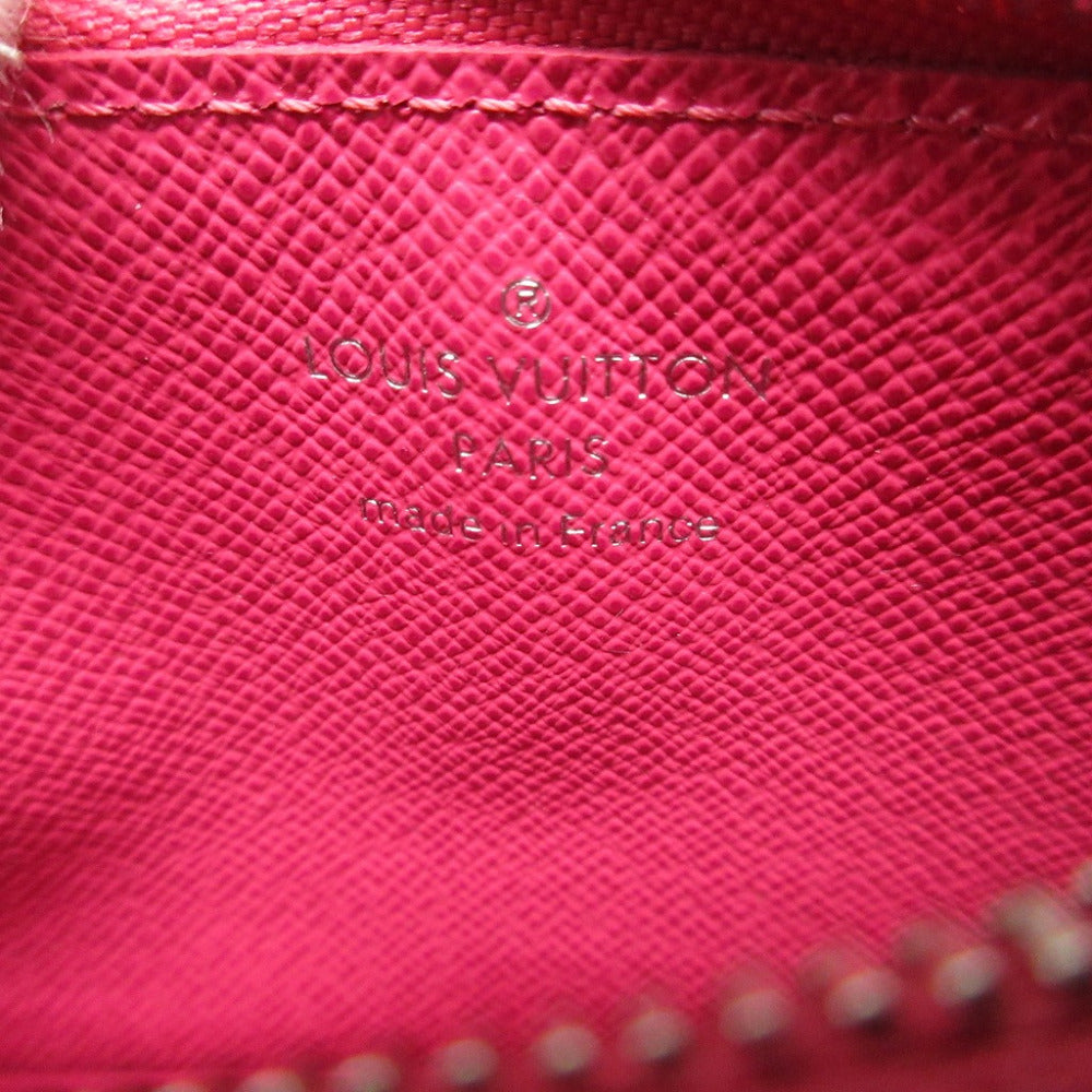 LOUIS VUITTON Coin case M60788 Epi Leather pink Epi Pochette Cle Tribal Mask unisex(Unisex) Used Authentic