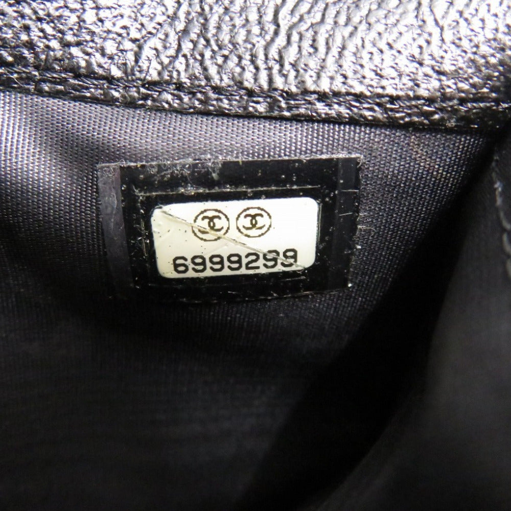 CHANEL Bifold Wallet lambskin black COCO Mark
