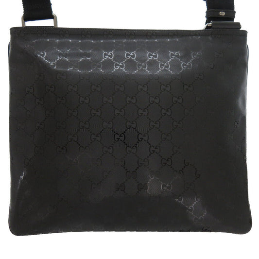 GUCCI Shoulder Bag Coated canvas, leather black Impreme Shoulder Bag mens Used Authentic