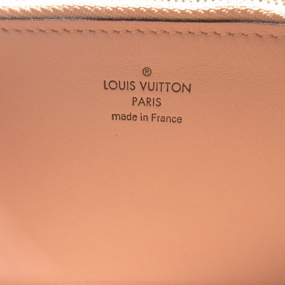 LOUIS VUITTON Long Wallet Purse M68582 leather Blue Marine L-shaped fastener Portefeuille comet unisex(Unisex) Used Authentic