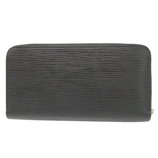 LOUIS VUITTON Long Wallet Purse M61857 Epi Leather Noir Zip Around Epi Zippy wallet Women(Unisex) Used Authentic