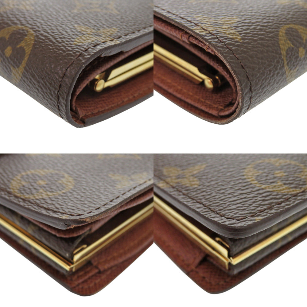 LOUIS VUITTON Bifold Wallet M61663 Monogram canvas Brown Monogram Porto Monevier Vienova