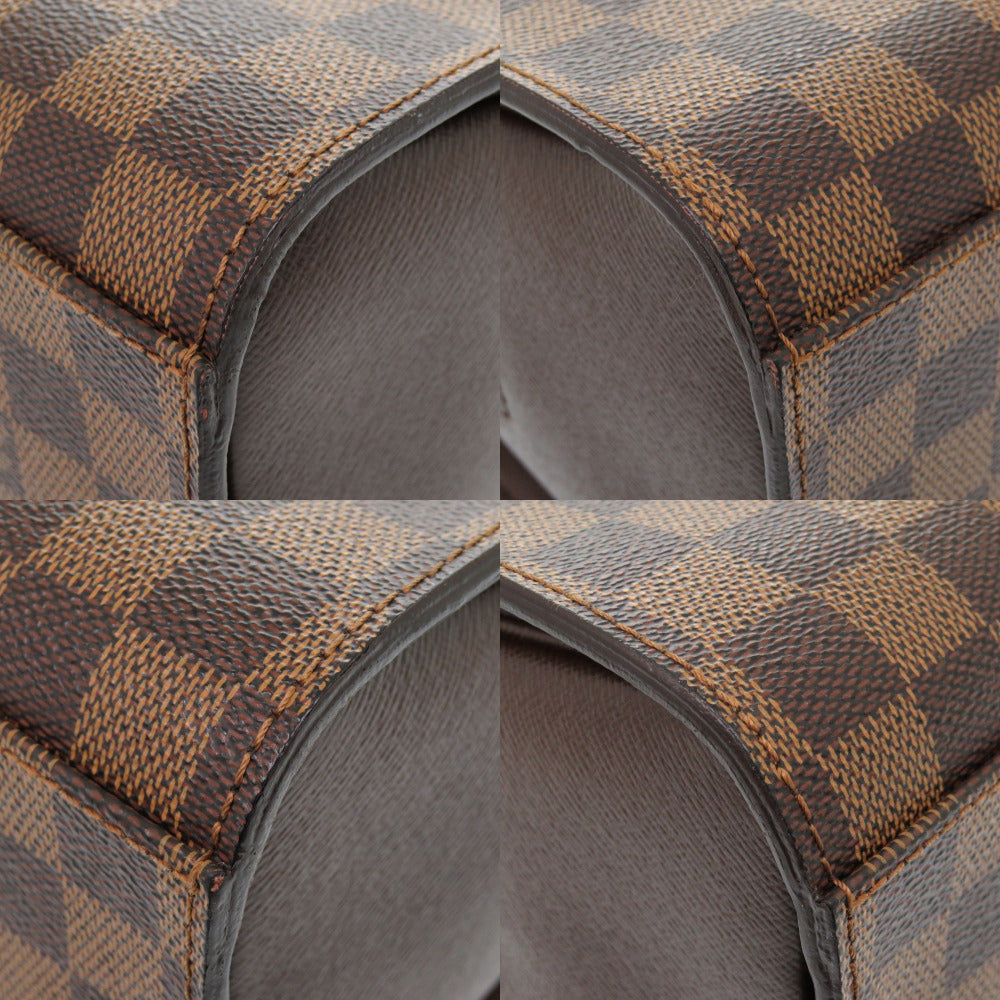 LOUIS VUITTON Handbag N51155 Damier canvas Brown Damier Triana Women Used Authentic