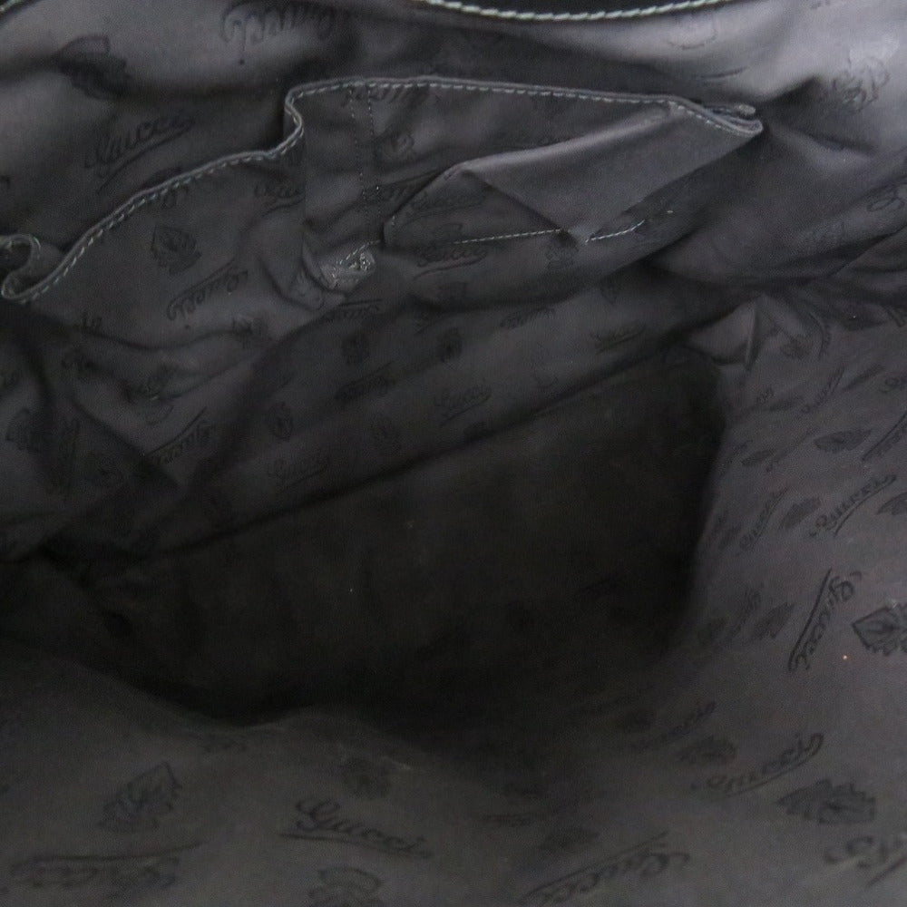 GUCCI Tote Bag 223668 PVC black GG implementation mens Used Authentic