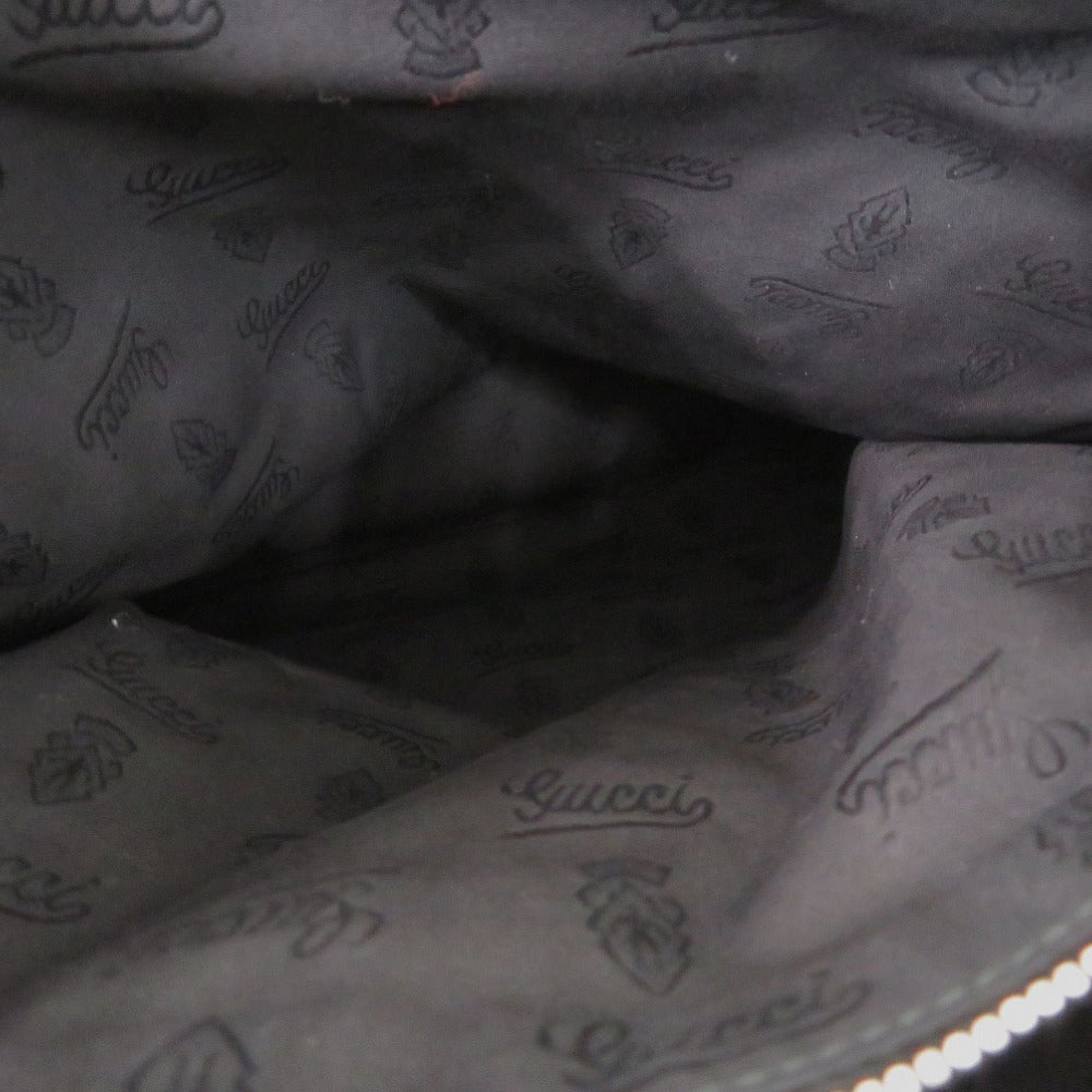 GUCCI Tote Bag 223668 PVC black GG implementation mens Used Authentic