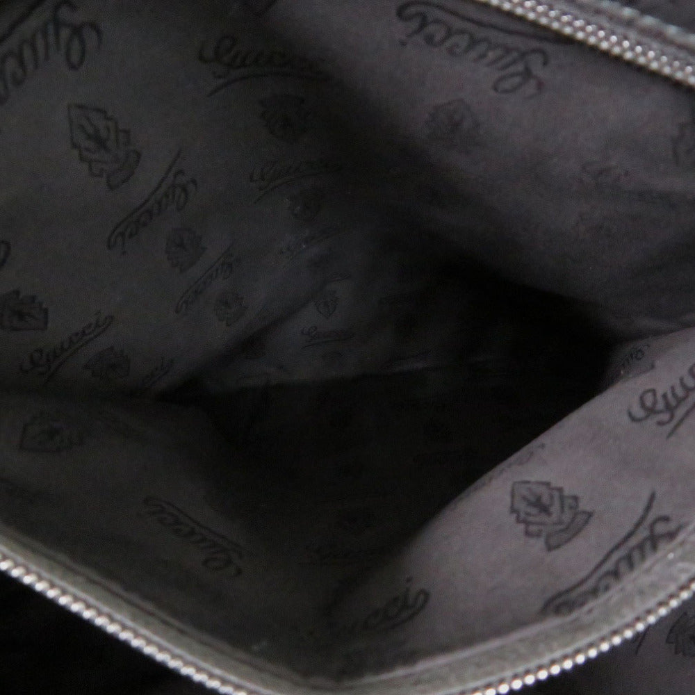 GUCCI Tote Bag 223668 PVC black GG implementation mens Used Authentic