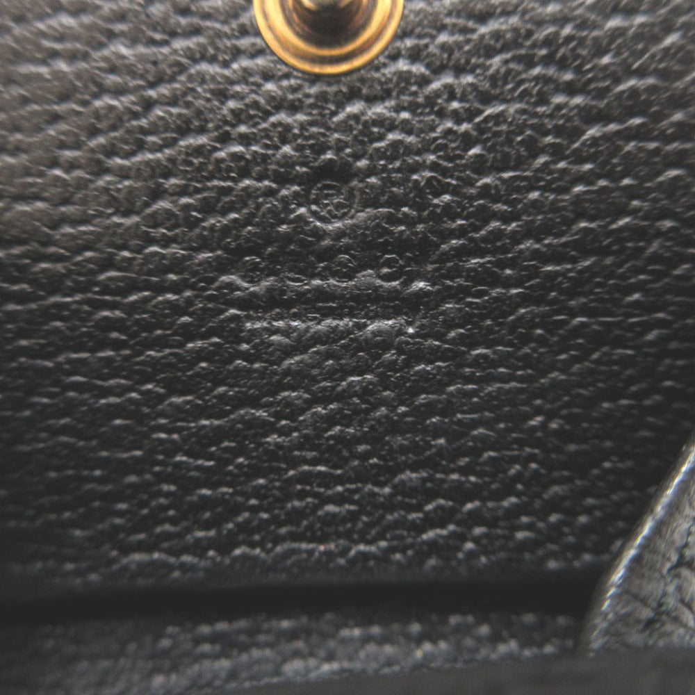 GUCCI Coin case 473959 leather black GG Marmont unisex(Unisex) Used Authentic
