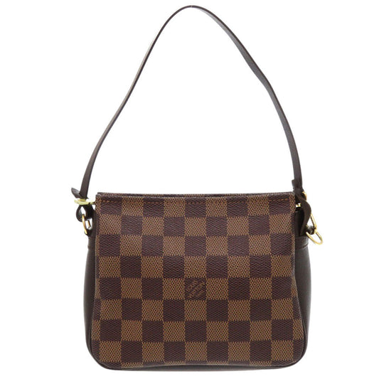 LOUIS VUITTON Handbag Damier canvas Brown Damier Truth makeup Women Used Authentic