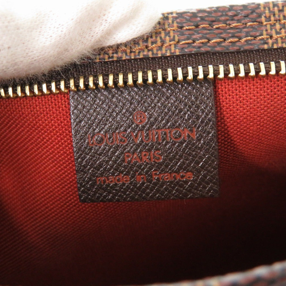 LOUIS VUITTON Handbag Damier canvas Brown Damier Truth makeup Women Used Authentic