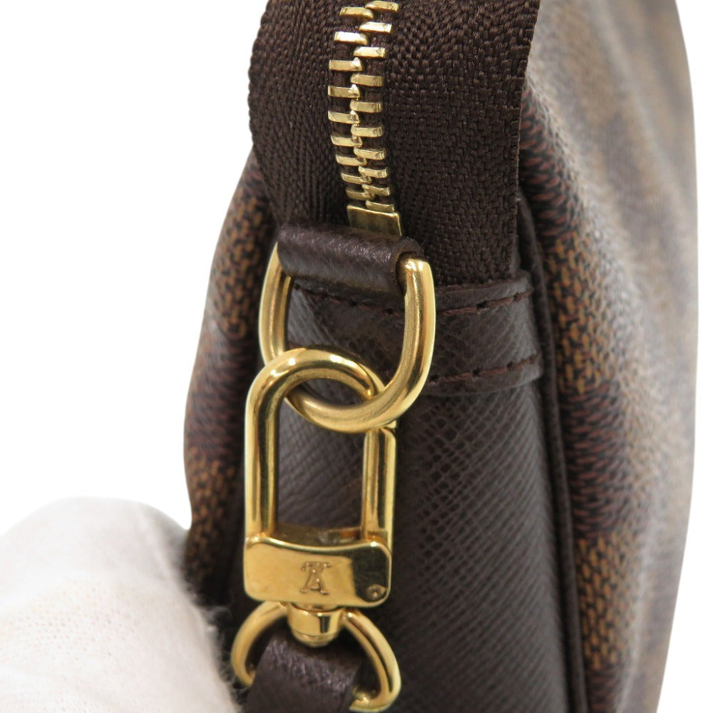 LOUIS VUITTON Handbag Damier canvas Brown Damier Truth makeup Women Used Authentic