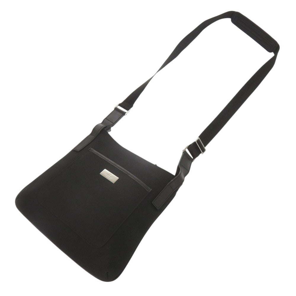 GUCCI Shoulder Bag 122793 Canvas, Leather black