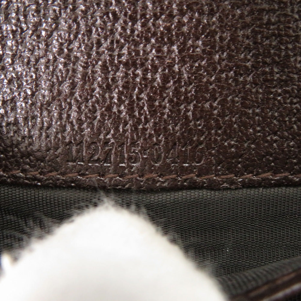 GUCCI Long Wallet Purse 112715 GG canvas beige Women Used Authentic