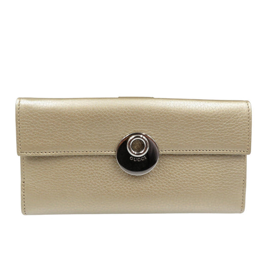 GUCCI Long Wallet Purse 231835 leather Champagne