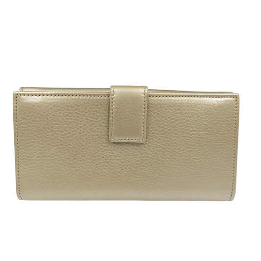 GUCCI Long Wallet Purse 231835 leather Champagne
