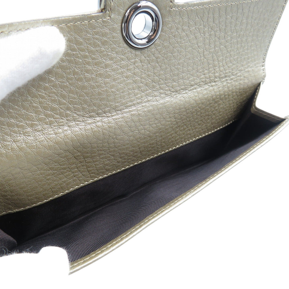 GUCCI Long Wallet Purse 231835 leather Champagne