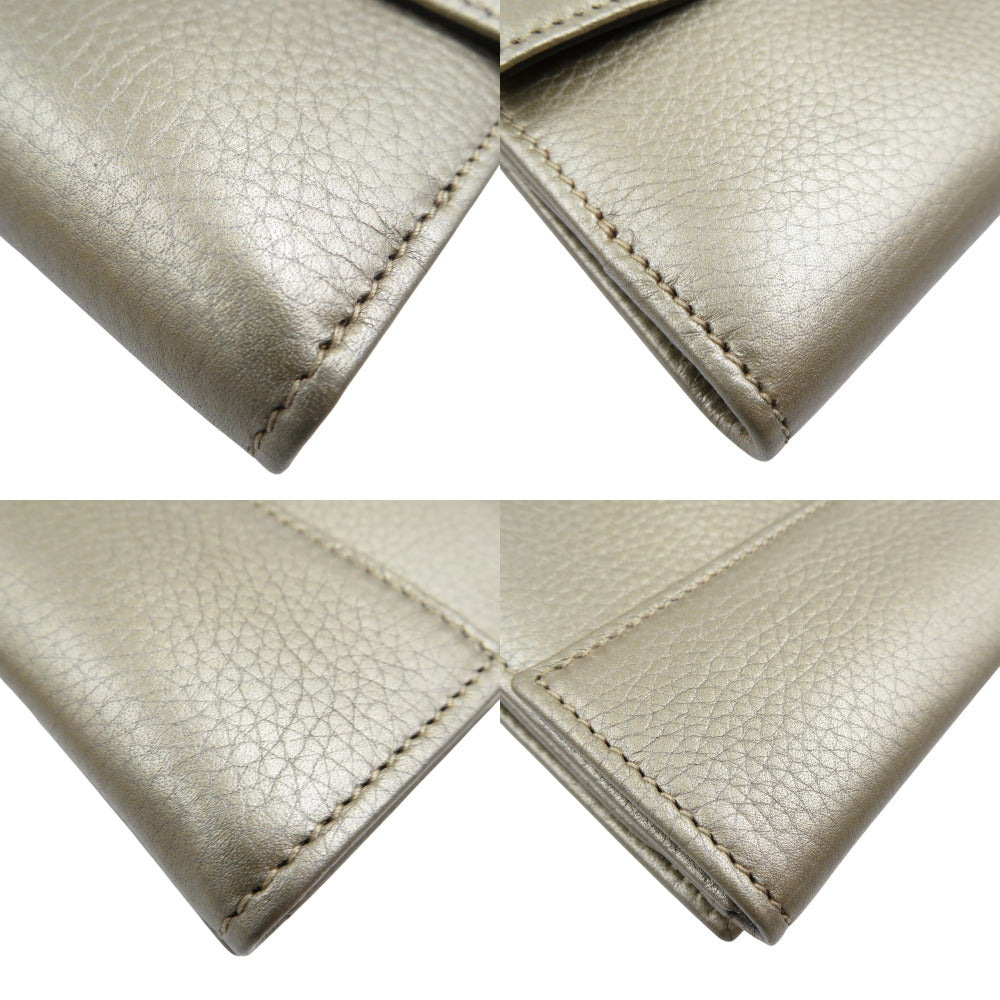 GUCCI Long Wallet Purse 231835 leather Champagne