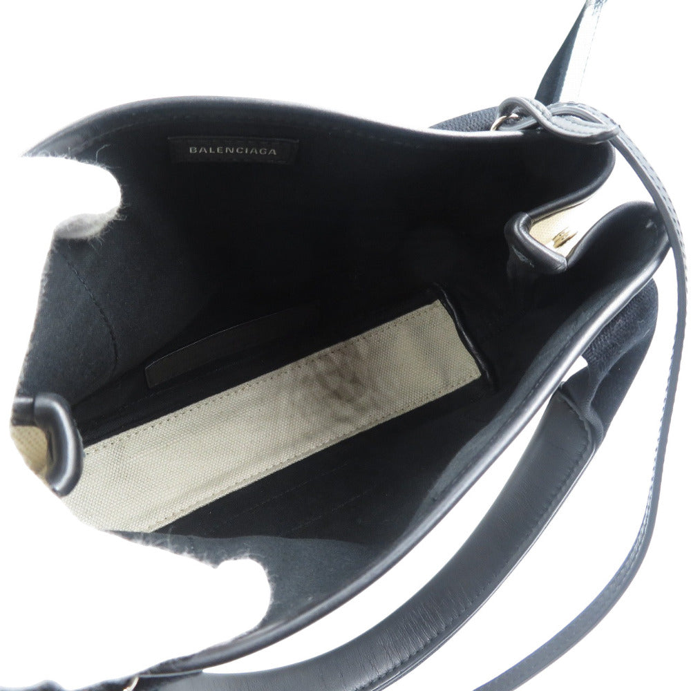 BALENCIAGA Handbag 390346 Canvas, Calfskin light beige