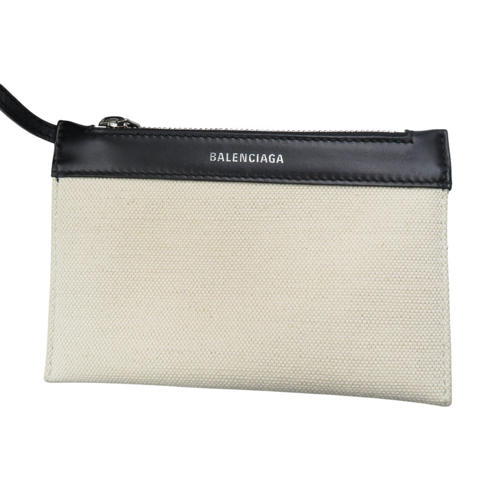 BALENCIAGA Handbag 390346 Canvas, Calfskin light beige