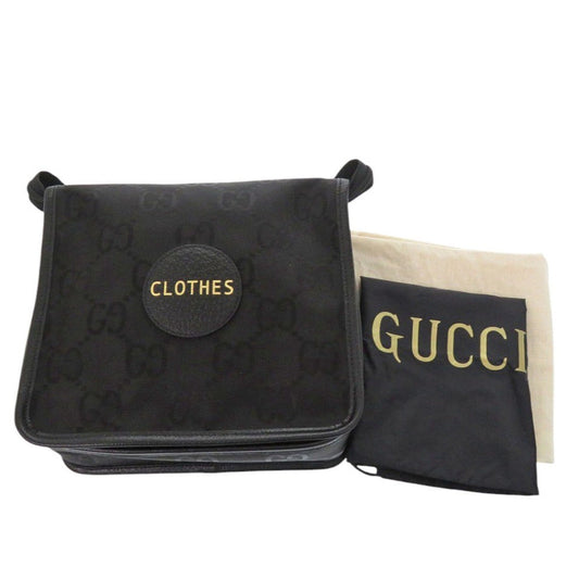 GUCCI Pouch 674801 Nylon canvas, leather black Travel pouch Off the Grid Small Backing unisex(Unisex) Used Authentic