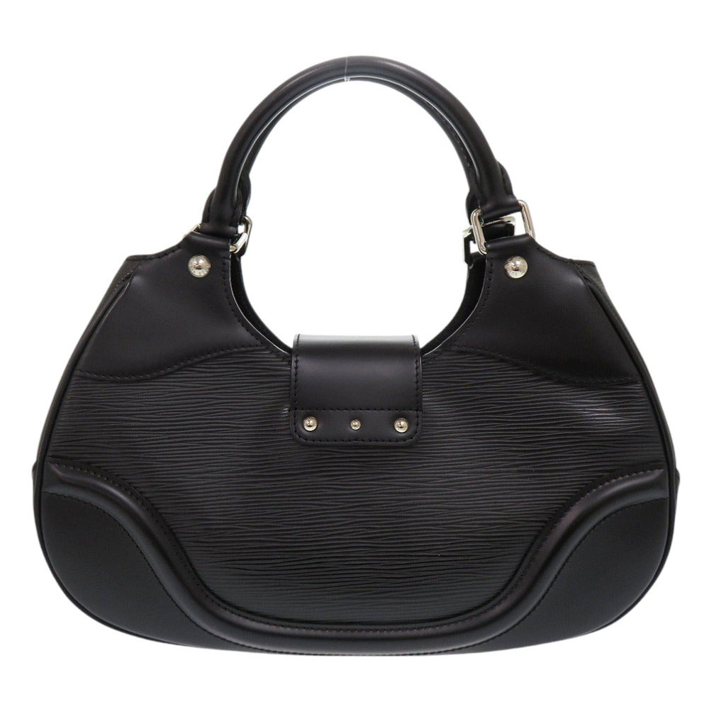 LOUIS VUITTON Handbag M59302 Epi Leather Noir Epi Sac Montaigne Women Used Authentic