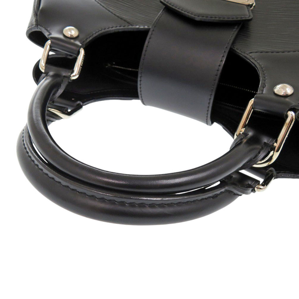 LOUIS VUITTON Handbag M59302 Epi Leather Noir Epi Sac Montaigne Women Used Authentic