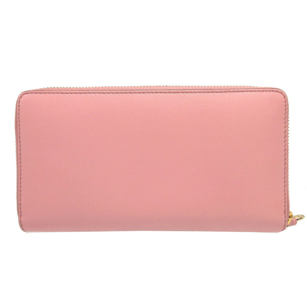 GUCCI Long Wallet Purse 410102 leather pink