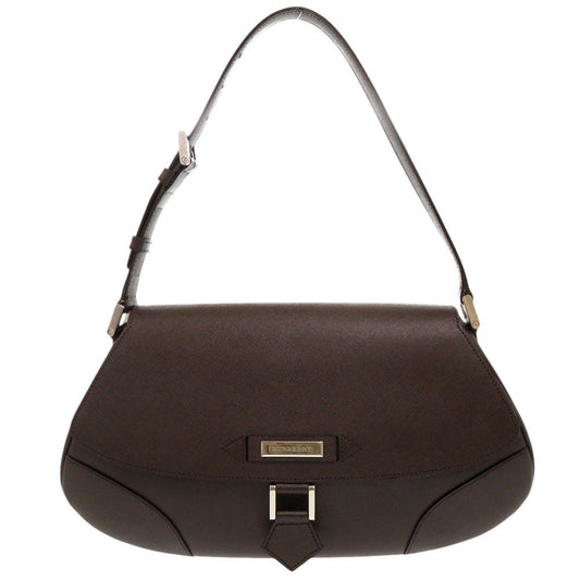 BURBERRY Handbag 20230824 leather Brown Vintage logo Women Used Authentic
