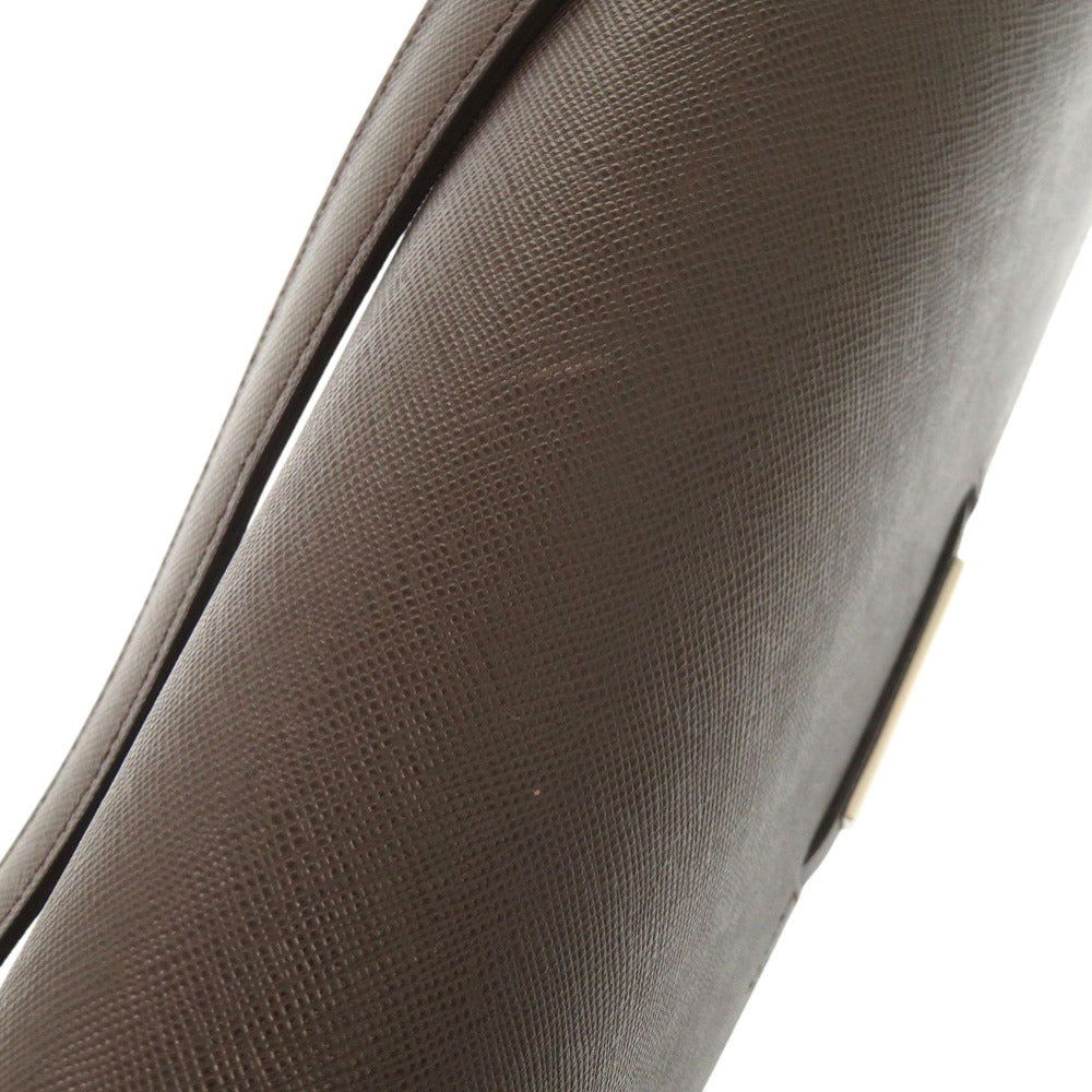 BURBERRY Handbag 20230824 leather Brown Vintage logo Women Used Authentic