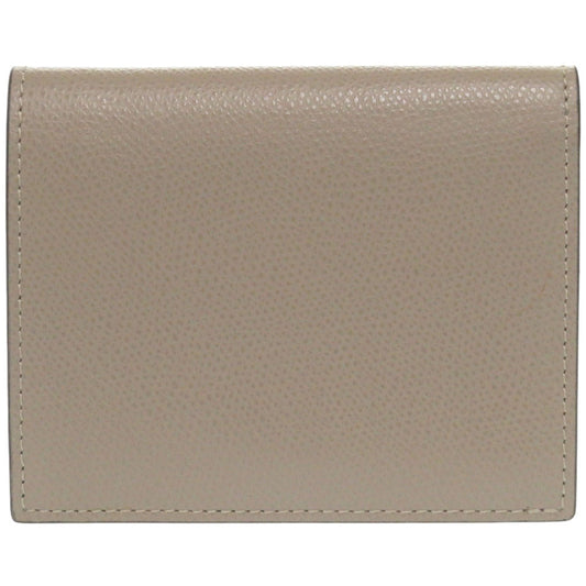 FENDI Bifold Wallet 8M0387 leather beige Ehuise Fendi Women Used Authentic