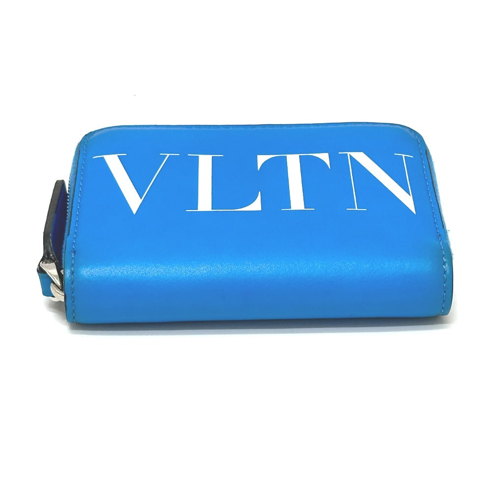 VALENTINO Folded wallet TY0P0R48CFW leather blue Fluo