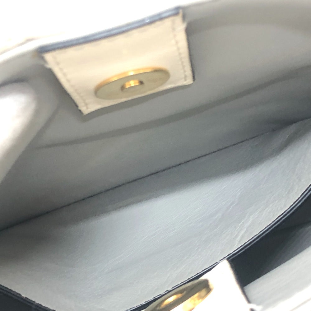 VALENTINO Handbag VW0B0197BSF leather white Rockstud Roman studs