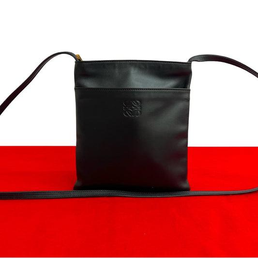 LOEWE Shoulder Bag leather black