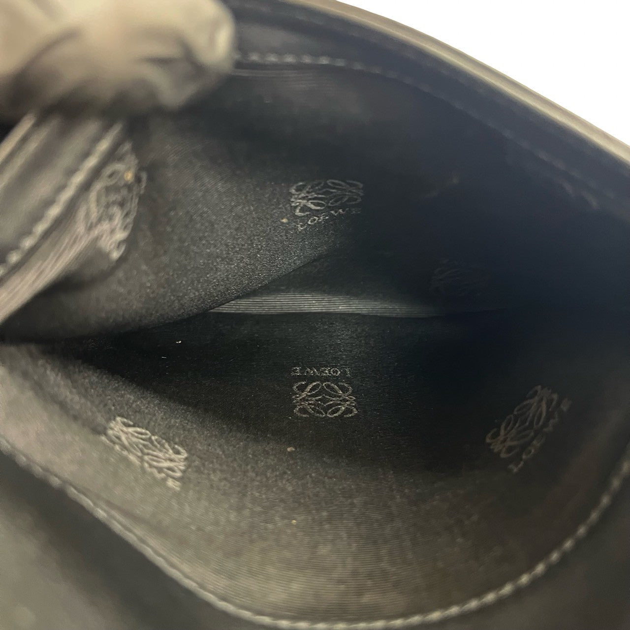 LOEWE Shoulder Bag leather black