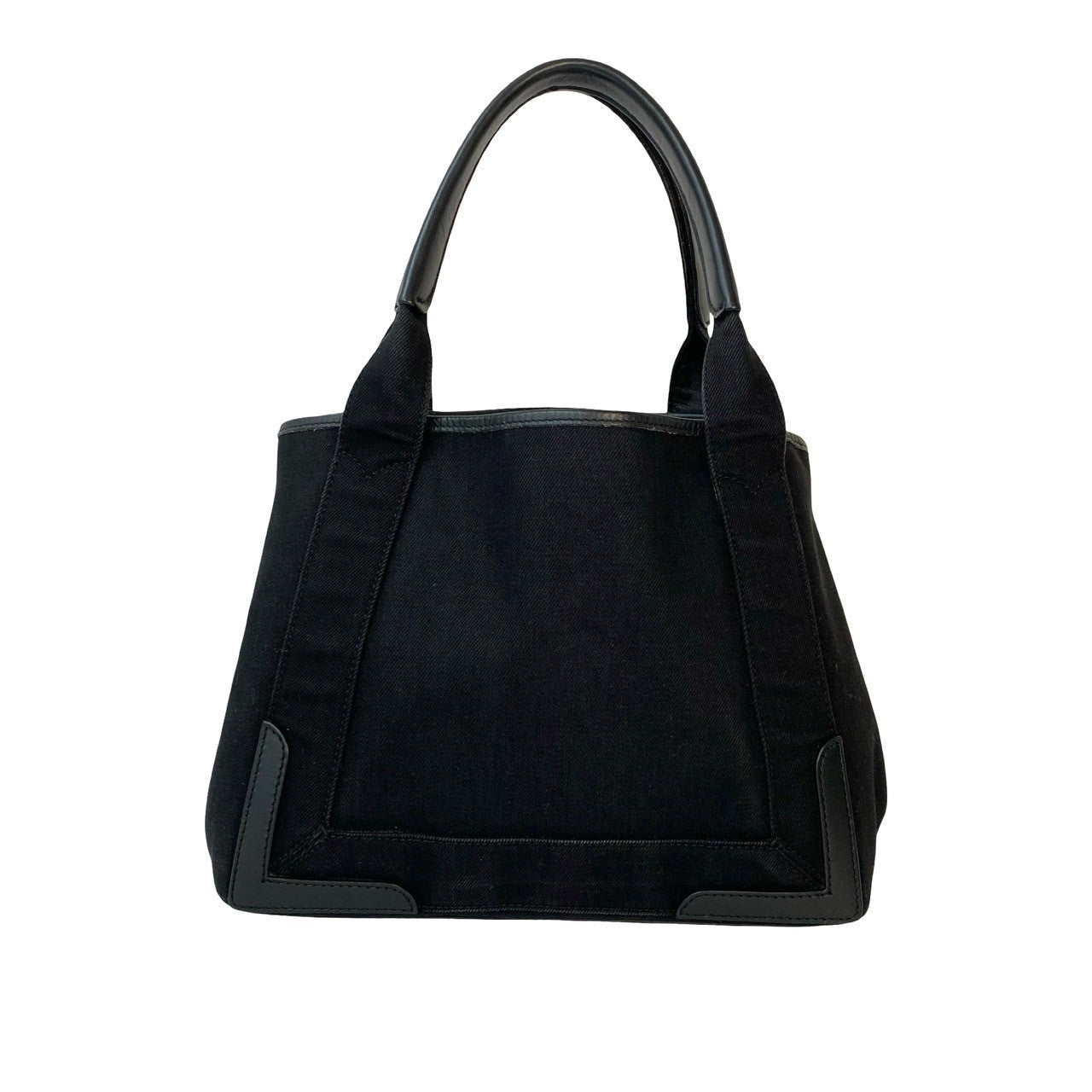 BALENCIAGA Tote Bag canvas black Navy kabas S