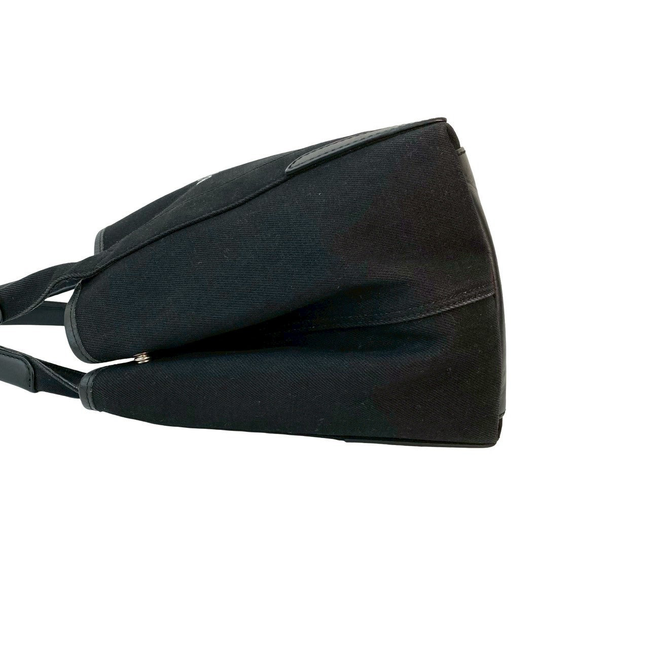 BALENCIAGA Tote Bag canvas black Navy kabas S