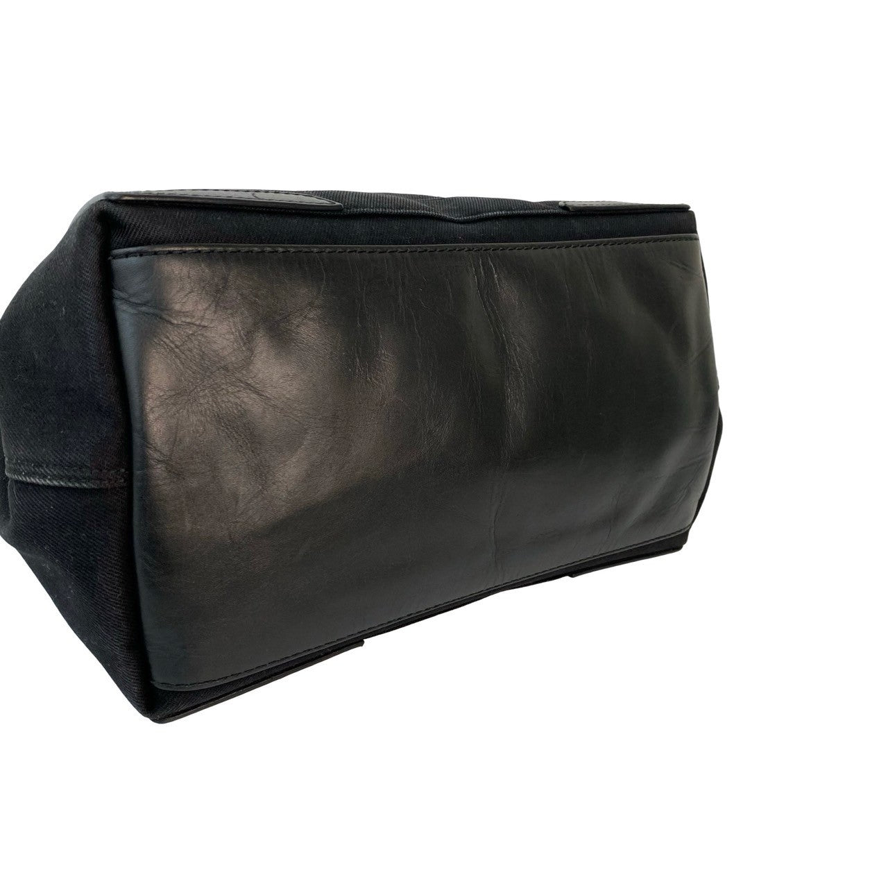 BALENCIAGA Tote Bag canvas black Navy kabas S