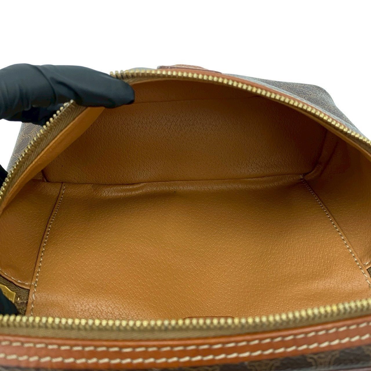 CELINE Handbag leather Brown