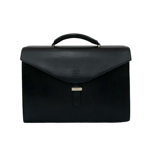 LOEWE Business bag leather black