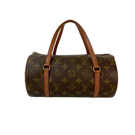 LOUIS VUITTON Handbag leather Brown Monogram Papillon26