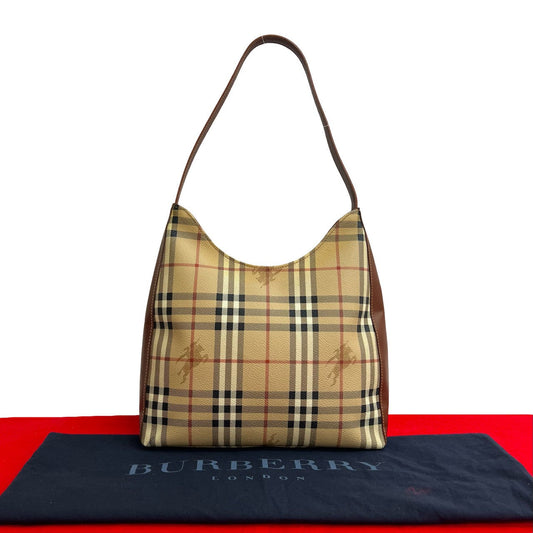 BURBERRY Shoulder Bag leather Brown