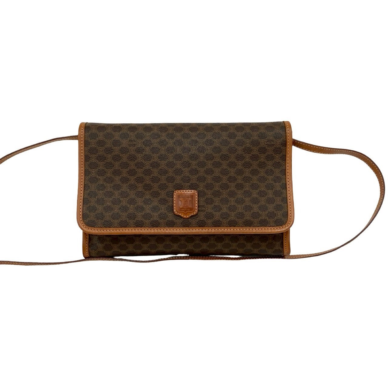 CELINE Shoulder Bag leather Brown