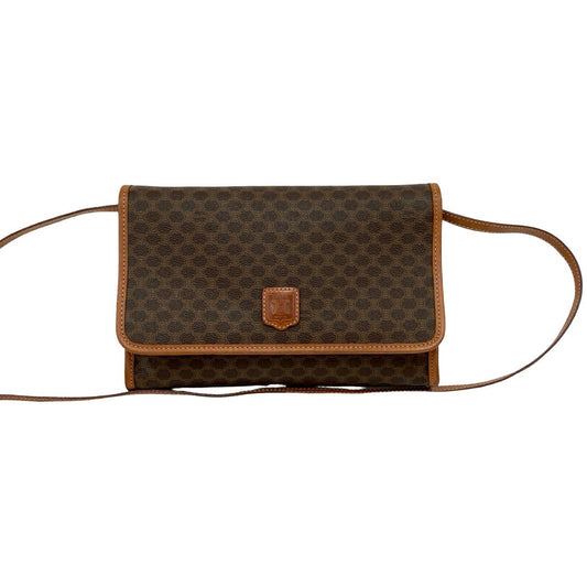 CELINE Shoulder Bag leather Brown