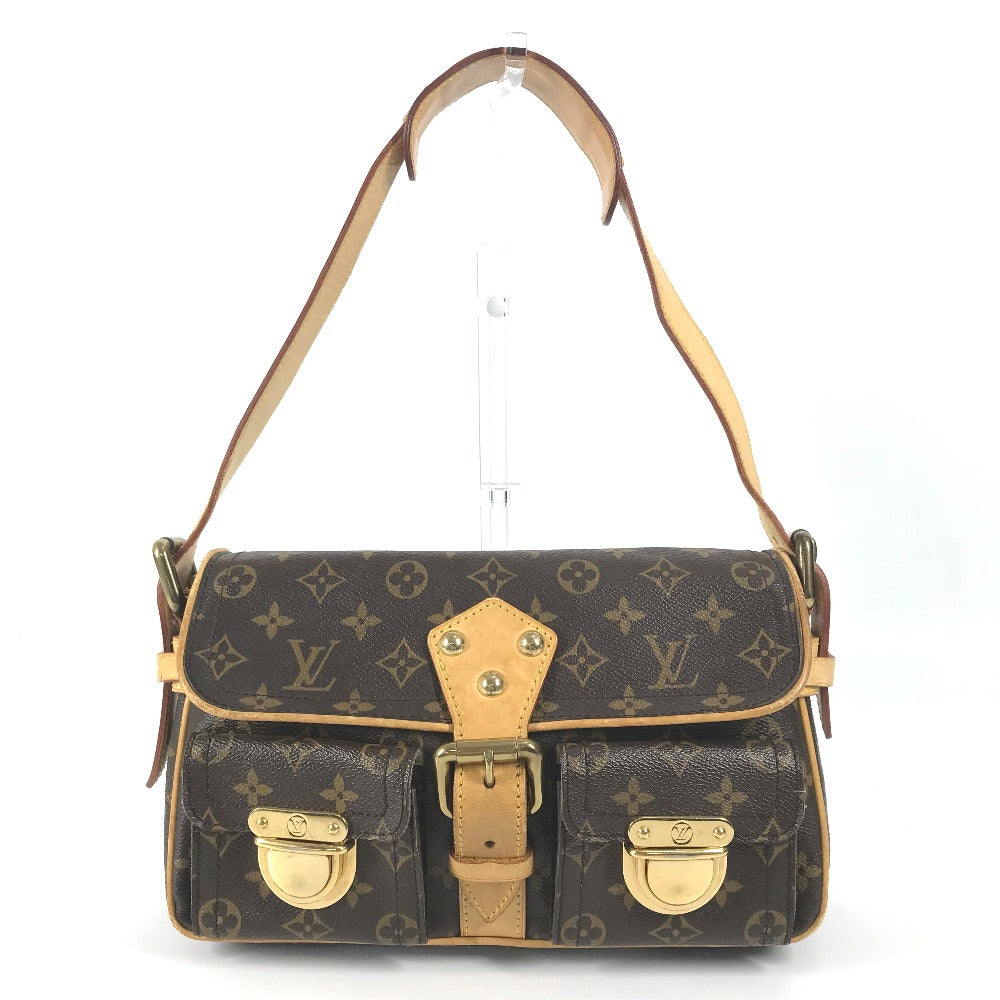 LOUIS VUITTON Shoulder Bag M40027 Monogram canvas Brown Monogram Hudson PM Women Used Authentic