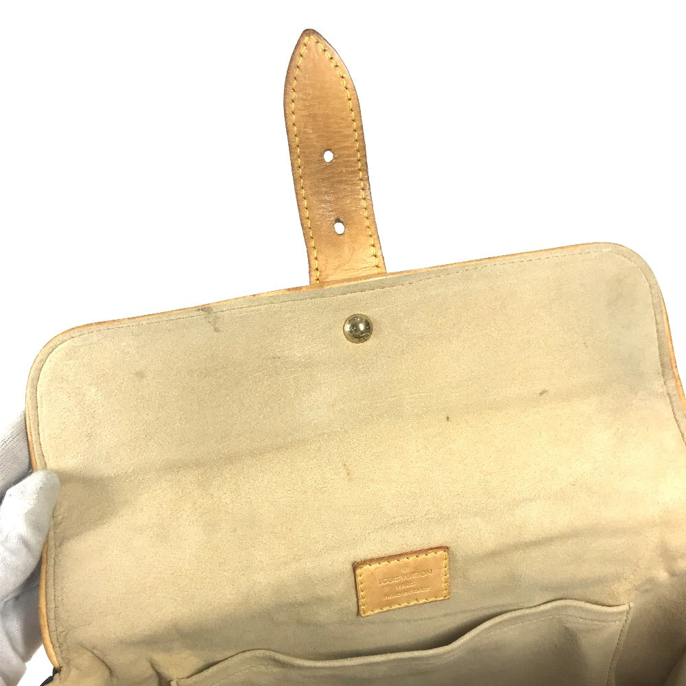 LOUIS VUITTON Shoulder Bag M40027 Monogram canvas Brown Monogram Hudson PM Women Used Authentic