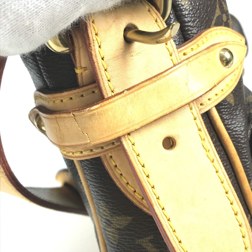 LOUIS VUITTON Shoulder Bag M40027 Monogram canvas Brown Monogram Hudson PM Women Used Authentic