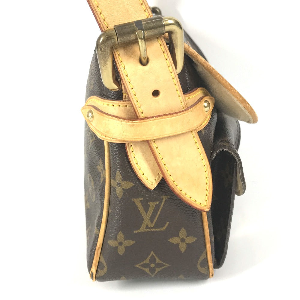 LOUIS VUITTON Shoulder Bag M40027 Monogram canvas Brown Monogram Hudson PM Women Used Authentic