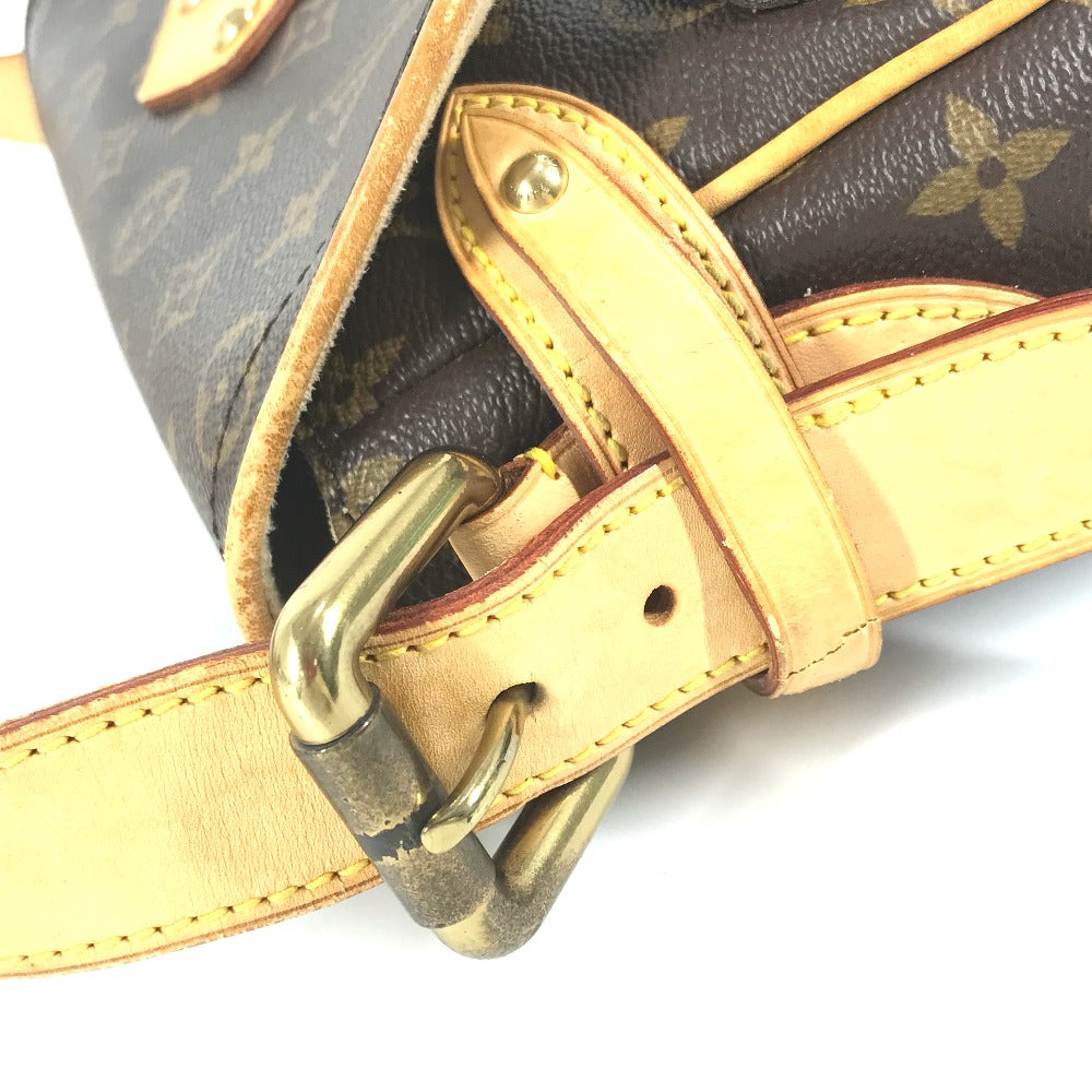LOUIS VUITTON Shoulder Bag M40027 Monogram canvas Brown Monogram Hudson PM Women Used Authentic