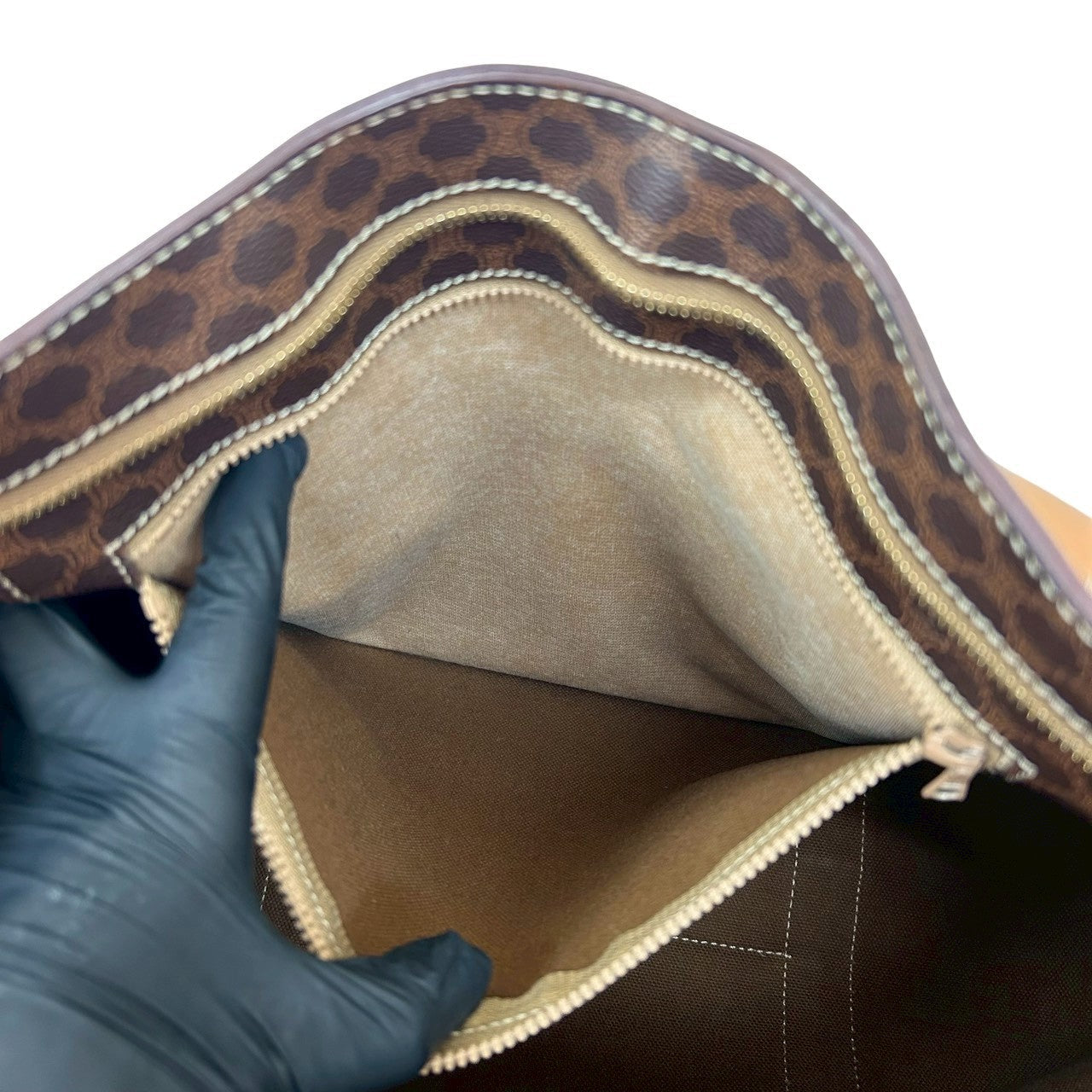 CELINE Tote Bag PVC Brown