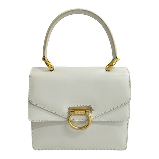 CELINE Handbag Calfskin white