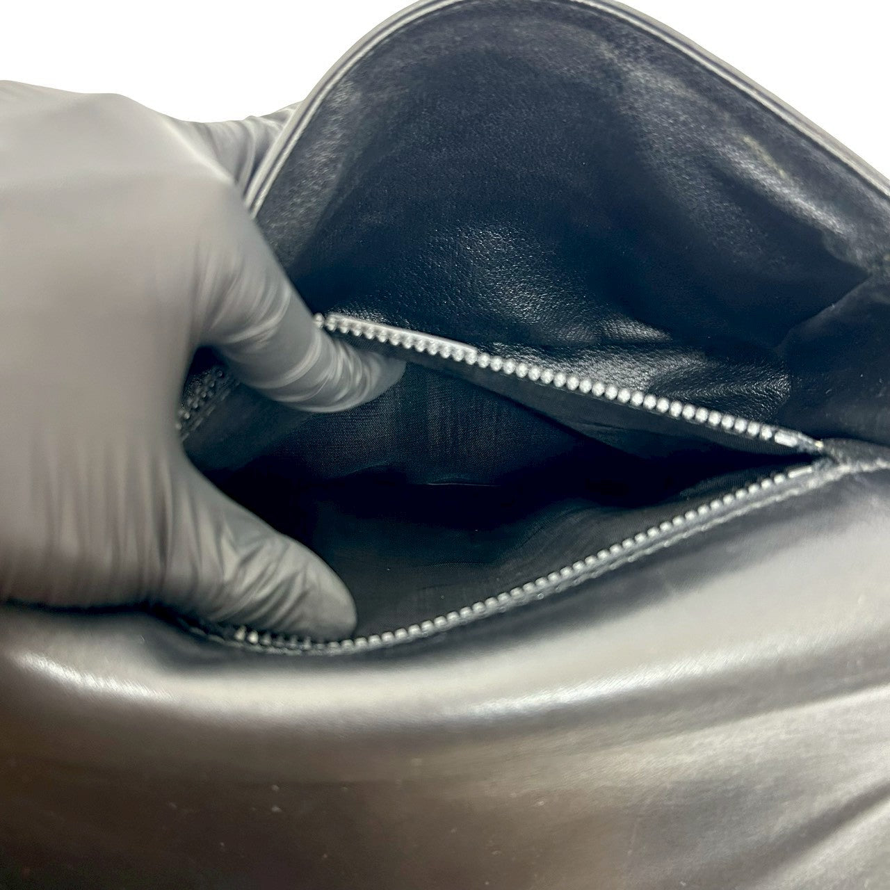 CELINE Shoulder Bag leather black